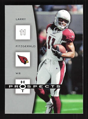 2006 Fleer Hot Prospects #2 Larry Fitzgerald - Arizona Cardinals - Image 1 of 2