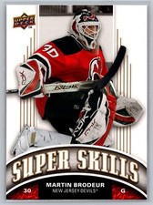 2008-09 Upper Deck SUPER SKILLS #SS1 MARTIN BRODEUR New Jersey Devils HOF