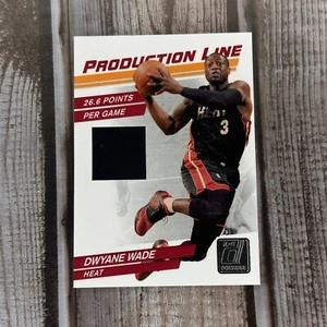 2010 Donruss Dwyane Wade Production Line Jersey Patch Card 314/399 Miami Heat - Bild 1 von 3