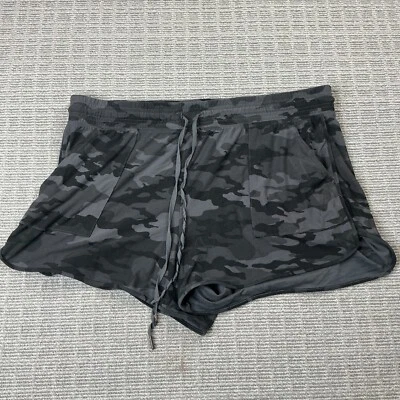 Pantalones Cortos Para Mujer Athletic Works Gris Camuflados Talla XXL Foto 1 de 4