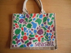 Seasalt Cute Jute Bag - Abstract Design - BNWOT - Picture 1 of 3