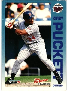 1992 Fleer the Performer Collection - Kirby Puckett #11 of 24 (a) - Bild 1 von 2