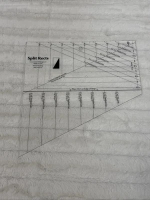 Split Rects - Quilting Ruler Tool by Studio 180 Design - Image 1 of 3