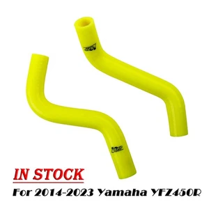 Neon Yellow Silicone Coolant Pipe Kit For 2014-2023 Yamaha YFZ450R - Picture 1 of 5
