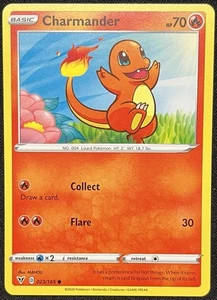 Charmander 023/185 Swsh04: Vivid Voltage Regular NM - Picture 1 of 2