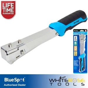 BlueSpot Hammer Tacker Staple Gun Heavy Duty Soft Grip 6-10mm T50 Staples - Picture 1 of 3