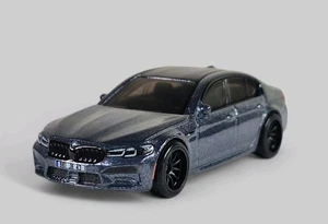2021 BMW M5 4 Dr SEDAN Diorama Collectible DieCast Model Car 1:64 Dk Gray LOOSE - Picture 1 of 8