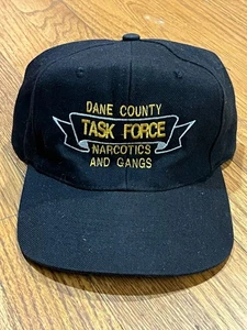 Dane County Task Force Mütze, KC Tag, Snapback, Vintage, selten - Bild 1 von 5
