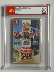 Nintendo Switch Super Mario 3D All-Stars (2020) PSA 9.6 A+ Sealed Not CGC VGA