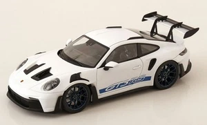 1:18 Solido Porsche 911 (992) GT3 RS 2024 white/blue - Bild 1 von 5