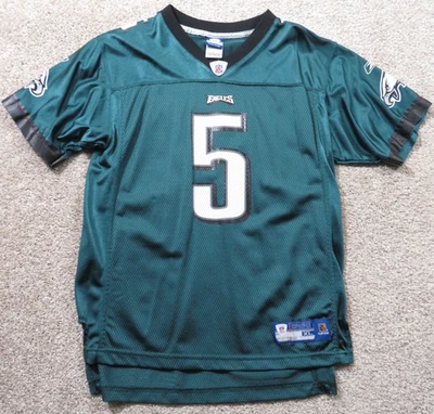 Camiseta juvenil vintage Donovan McNabb #5 Philadelphia Eagles Reebok NFL XL 18-20 - Imagem 1 de 4