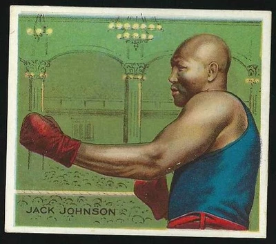 1910 T218 Jack Johnson side facing Champion Athletes & Prize Fighters Near Mint - Image 1 of 2