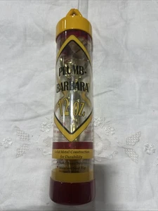 Vintage 12 oz. PLUMB BARBARA Bob massive Messing Edelstahlspitze SELTEN NIE BENUTZT - Bild 1 von 6