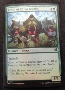 Crash Of Rhino Beetles - Foil - CMM - NM Unplayed - EN - 0279 - Picture 1 of 1