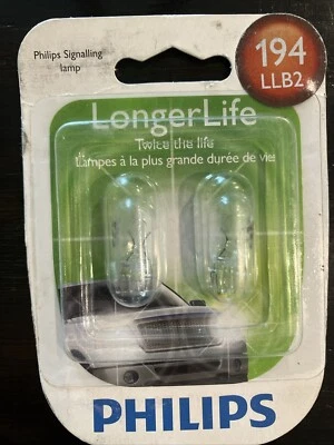 Philips LongerLife 194 4W Two Bulbs Front Side Marker Light 替换灯 — 第 1/2 张图片