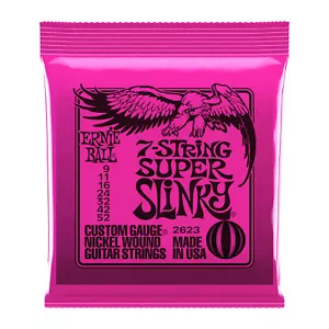 Ernie Ball Super Slinky 7-String Nickel Wound Electric Guitar Strings - 9-52 - Picture 1 of 1