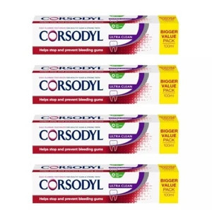 4x Pasta de dientes Corsodyl Ultra Clean para el cuidado de las encías, 100 ml - Imagen 1 de 1