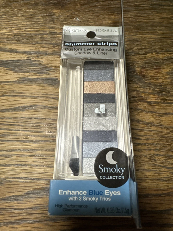 Physicians Formula Shimmer Strips Shadow Liner Smoky Blue Eyes 1148 Discontinued - Image 1 of 2