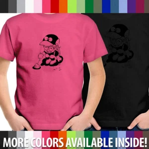 Poking Poop Stick Kids Toddler Tee Youth T-Shirt Gift Shirt Arale Norimak Kawaii - Picture 1 of 3