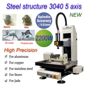 Steel Metal 5axis 2.2KW CNC 3040 Router Engraving Milling Cutting DIY Machine - Picture 1 of 11