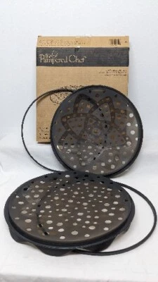 (BSku) The Pampered Chef Microwave Chip Maker Set of 2. Item #1241 In Box. - Image 1 of 4