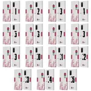 ENGLAND RUGBY UNION 2022/23 PLAYERS HOME KIT LEATHER BOOK CASE FOR SAMSUNG 1 - Picture 1 of 20