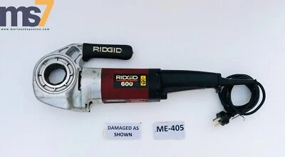 RIDGID 600 Portatile Manuale Tubo Infila Potenza Drive 230V # Danneggiato As - Image 1 of 4