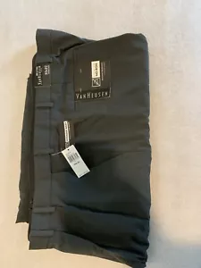 Van Heusen Men’s Slacks 52/32 Cuffed Hem Grey - Picture 1 of 5