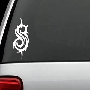 2x SLIPKNOT Tribal S Calcomanía Adhesiva Coche Camión SUV Laptop Superficie Arte Maggot A1188 - Imagen 1 de 1
