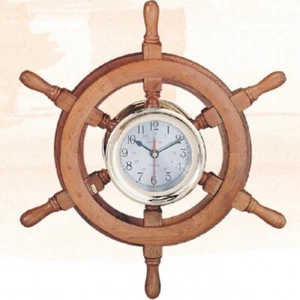 Schiffsrad Kapitänsuhr, 24 Zoll - Bild 1 von 1