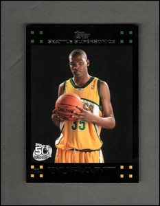 Tarjeta de novato 2007-08 Topps #112 Kevin Durant RC - casi nueva-como nueva - Imagen 1 de 2
