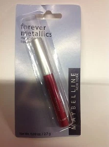 Maybelline Forever Metallics Lip Color Pencil -SLEEK SCARLET ORIGINAL FORMULA - Picture 1 of 1