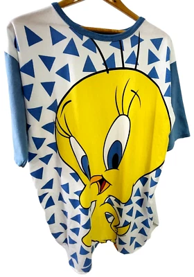 Camiseta Warner 1994 Looney Tunes Piolín Pájaro Puntada Única XL De Colección LEER Foto 1 de 4