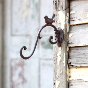 Cast Iron Hook Hanger with Bird - Picture 1 of 1