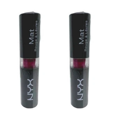 Pack of 2 NYX Matte Lipstick, Sweet Pink MLS17 - Image 1 of 4