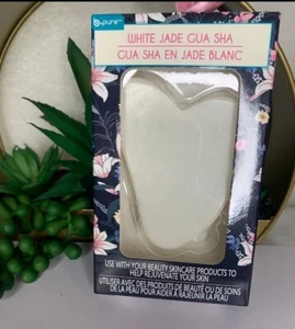 B.PURE WHITE JADE GUA SHA - Picture 1 of 3