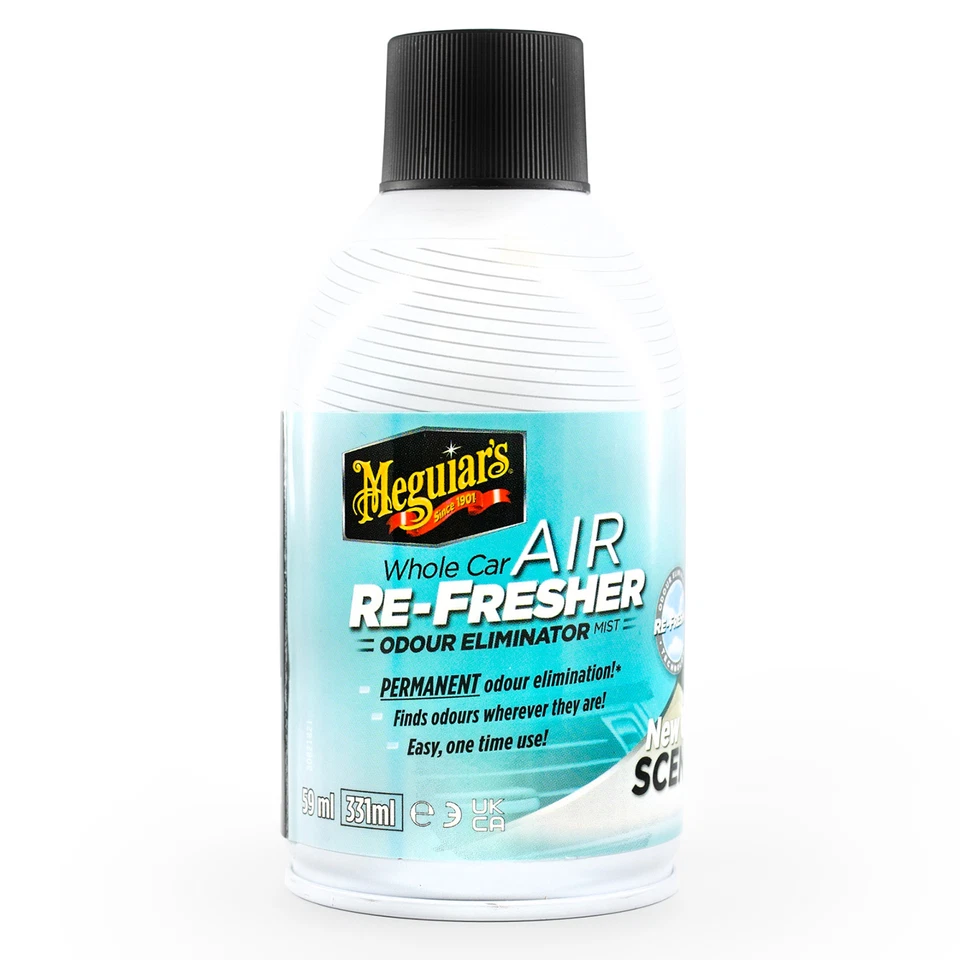 Meguiar's Whole Car Air Re-Fresher Odour Eliminator New Car Scent 59ml G16402EU - Image 1 of 1