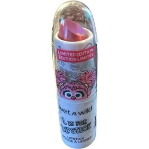 Wet N Wild Sesame Street Lipstick Abby Be Kind Pink Limited Edition new  - Picture 1 of 2