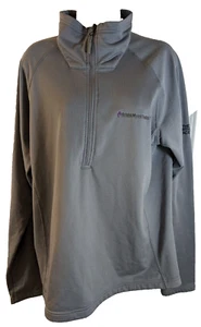 The North Face, women's 1/4 zip, mock, neck, pullover, grey, size L - Picture 1 of 4
