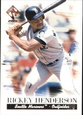 2001 Pacific Private Stock Silver #109 Rickey Henderson - NM-MT