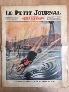 LE PETIT JOURNAL ILLUSTRE 14 JUIN 1925 N° 1799 NANTES PLONGEUR DE LA MORT NOYADE