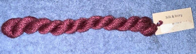 Silk & Ivory Maroon/Burgundy Crewel Tapestry Yarn Color 163 Irish Rose - Image 1 of 4