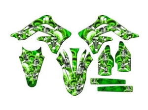 2013-2015 KX 450F JESTER Green Senge Graphics Kit Compatible with Kawasaki - Picture 1 of 4
