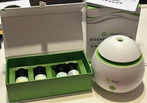 It Works Essential Oils Diffuser Aromatherapy USB Power Quiet W/ Oils - Picture 1 of 6