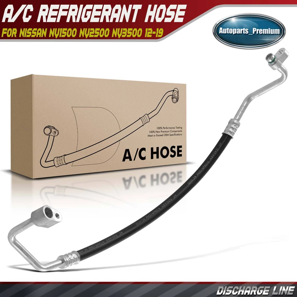 Manguera de descarga de refrigerante de aire acondicionado para Nissan NV1500 NV2500 NV3500 2012-2019 V6 4,0 L Foto 1 de 4