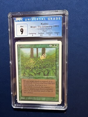 MTG Unlimited Kudzu CGC 9 MINT (9.5 corners) 1993 - Image 1 of 2