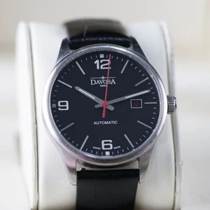 Davosa 161.566.54 Swiss Made automatic Black Dial Men's Wristwatch 40mm - Picture 1 of 1