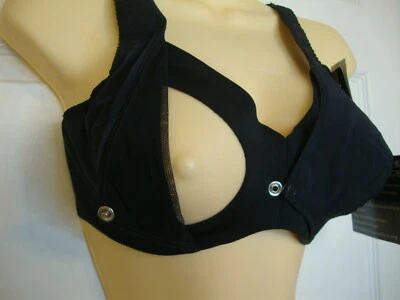 Olga 36DD Baby N Me Nursing Bra Black Full Coverage UW 36309 NWT - Image 1 of 4
