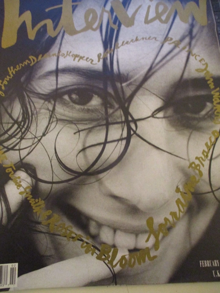 Lorraine Bracco, John Waters, Dennis Hopper - Interview Magazine 1990 Foto 1 de 1