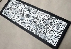SELINA NUMINA 133 x 50 cm Original Painting - Aussiepaintings Aboriginal Art - Foto 1 di 6